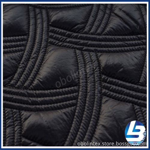 OBL20-Q-026 100% Nylon Taffeta Quilting Fabric For Coat